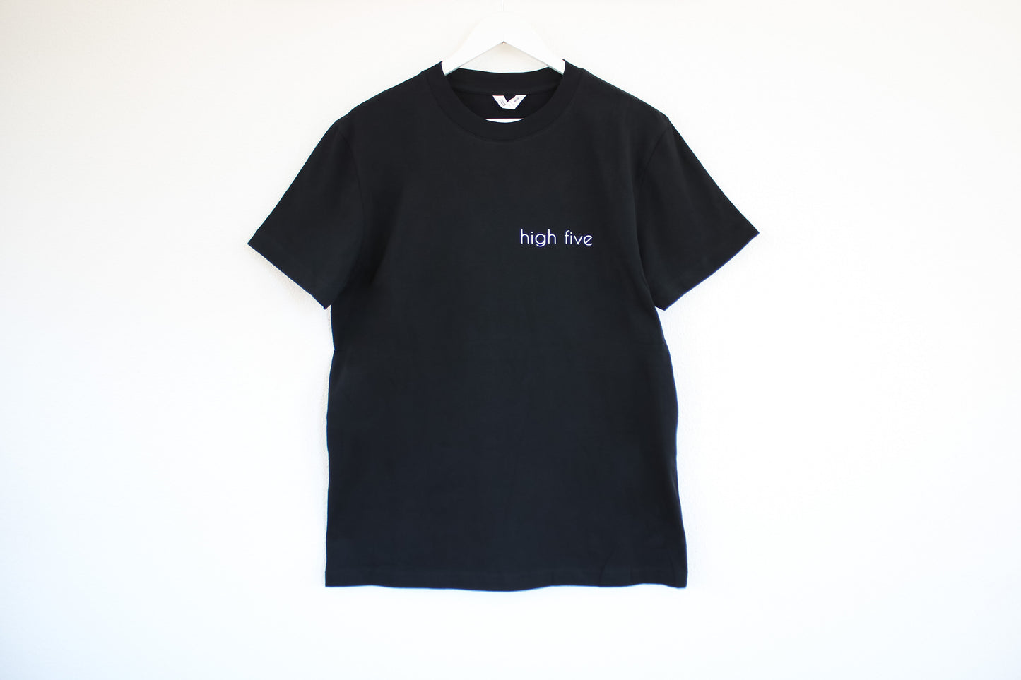 Statement T-Shirt "PAPA" (Weiß/Schwarz)