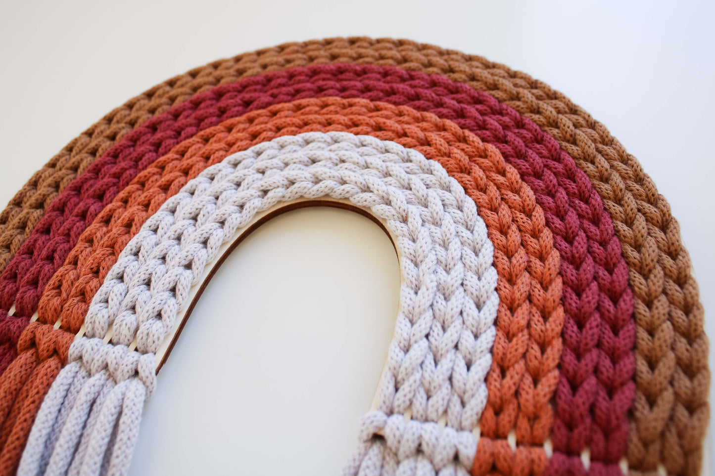 Deko-Regenbogen "Makramee-Boho" (groß/klein)