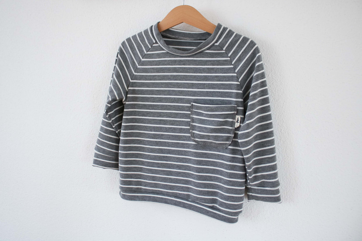 Sweater "Ripp" (Gestreift) mit Tasche