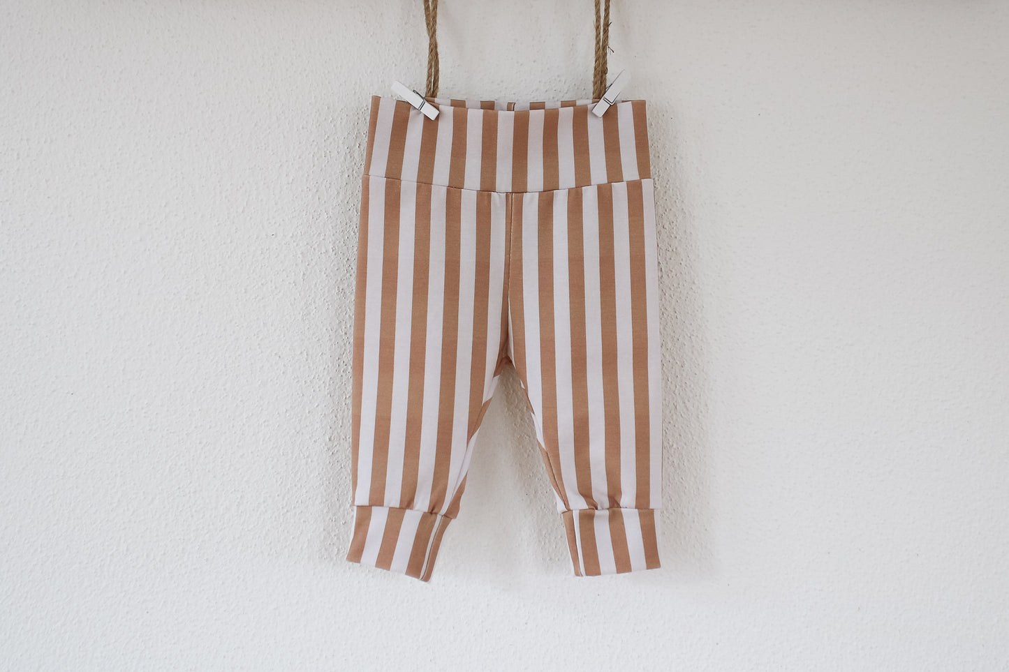 Leggings "Stripe" (Sand/Creme)