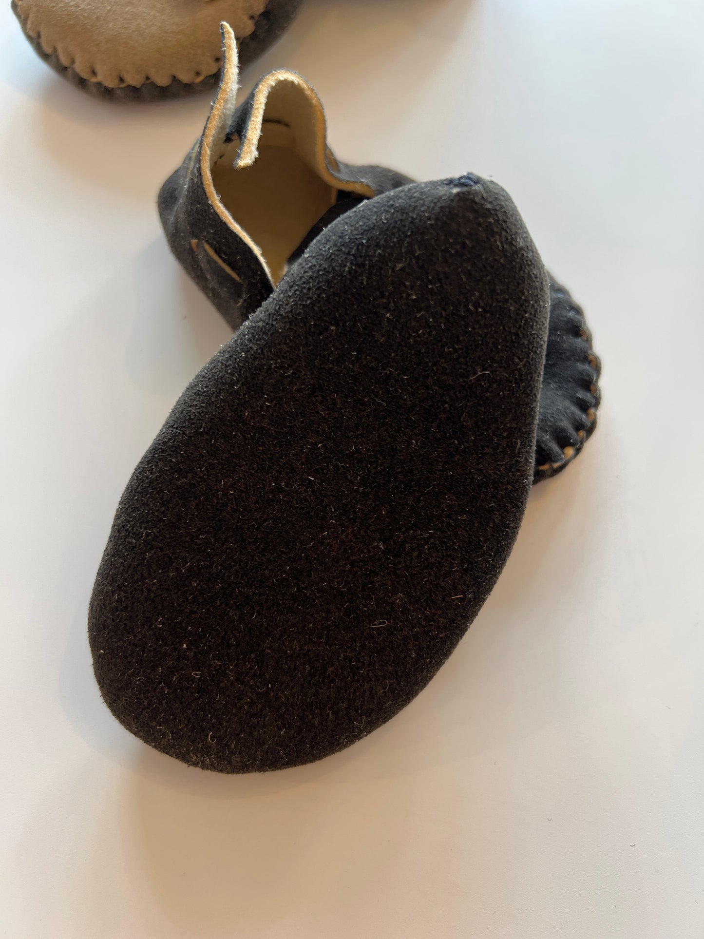 Alpen Mocs - Leder Moccasins (Hirschleder - handmade) ohne Bund