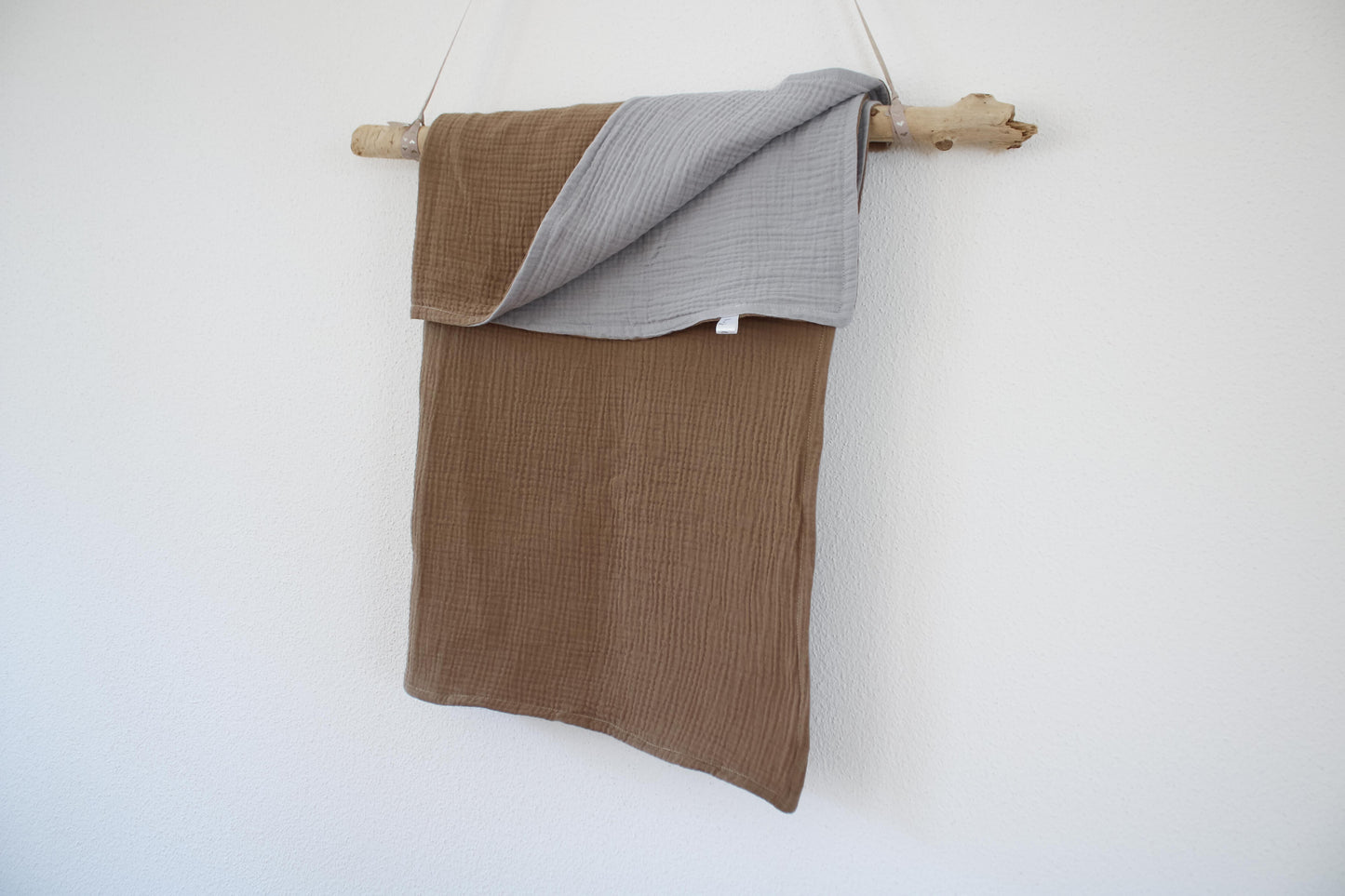 Musselindecke (Taupe/Silbergrau)