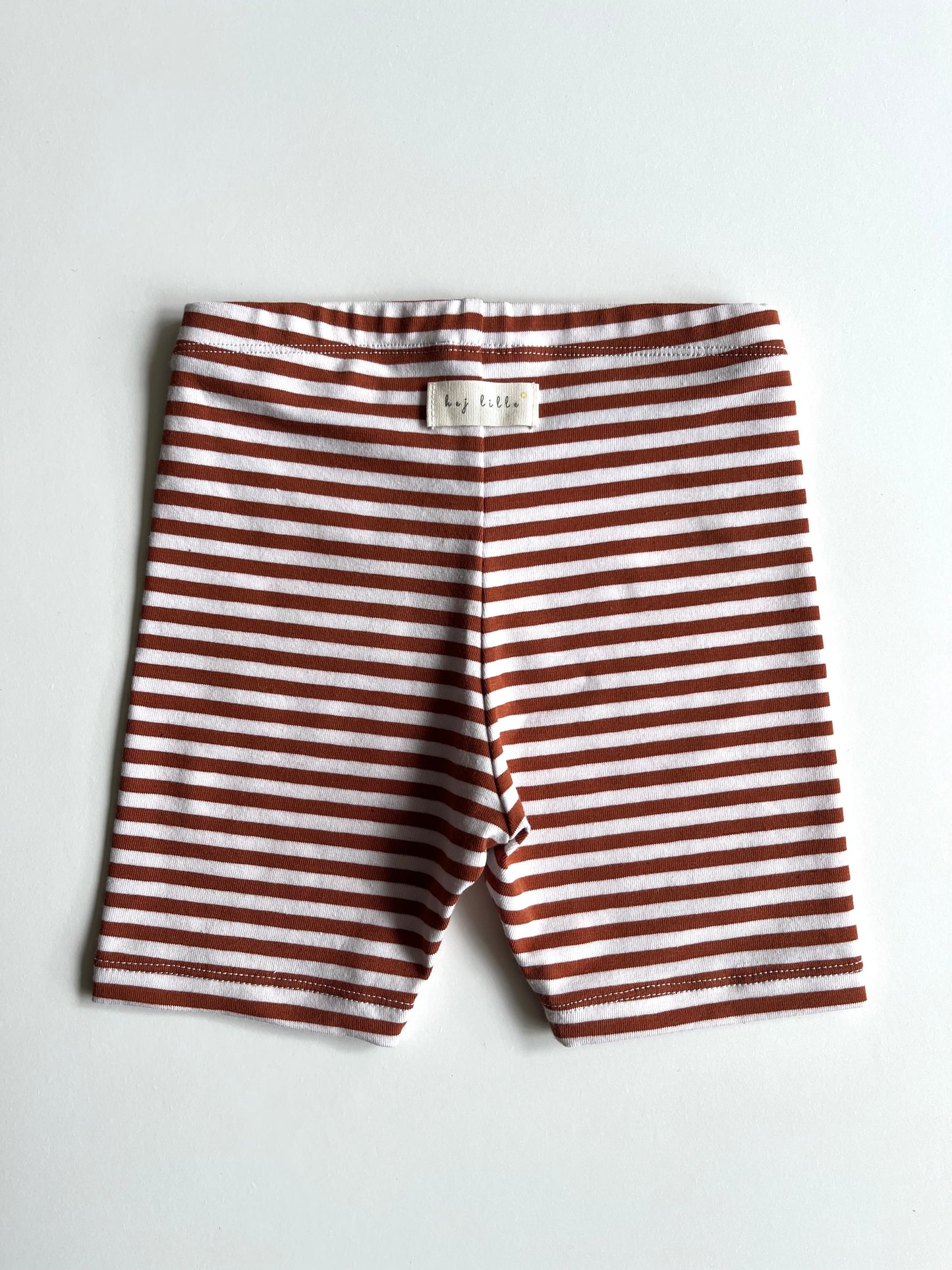 Kurze Leggings "Stripes" (Kupfer)
