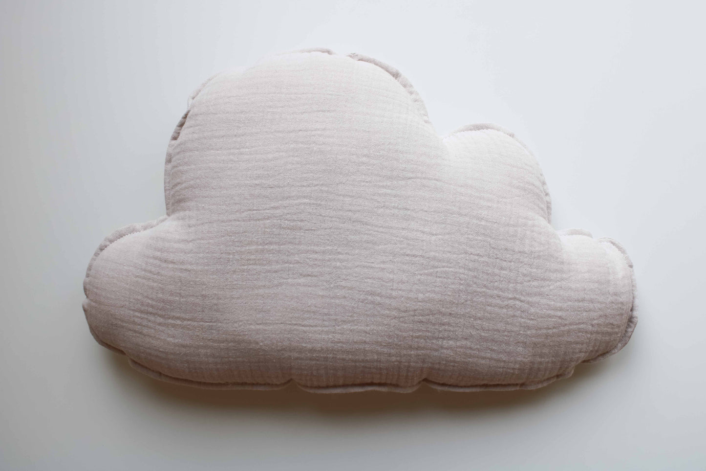 Wolken Kissen "Regenbogen" (Grau/Beige)