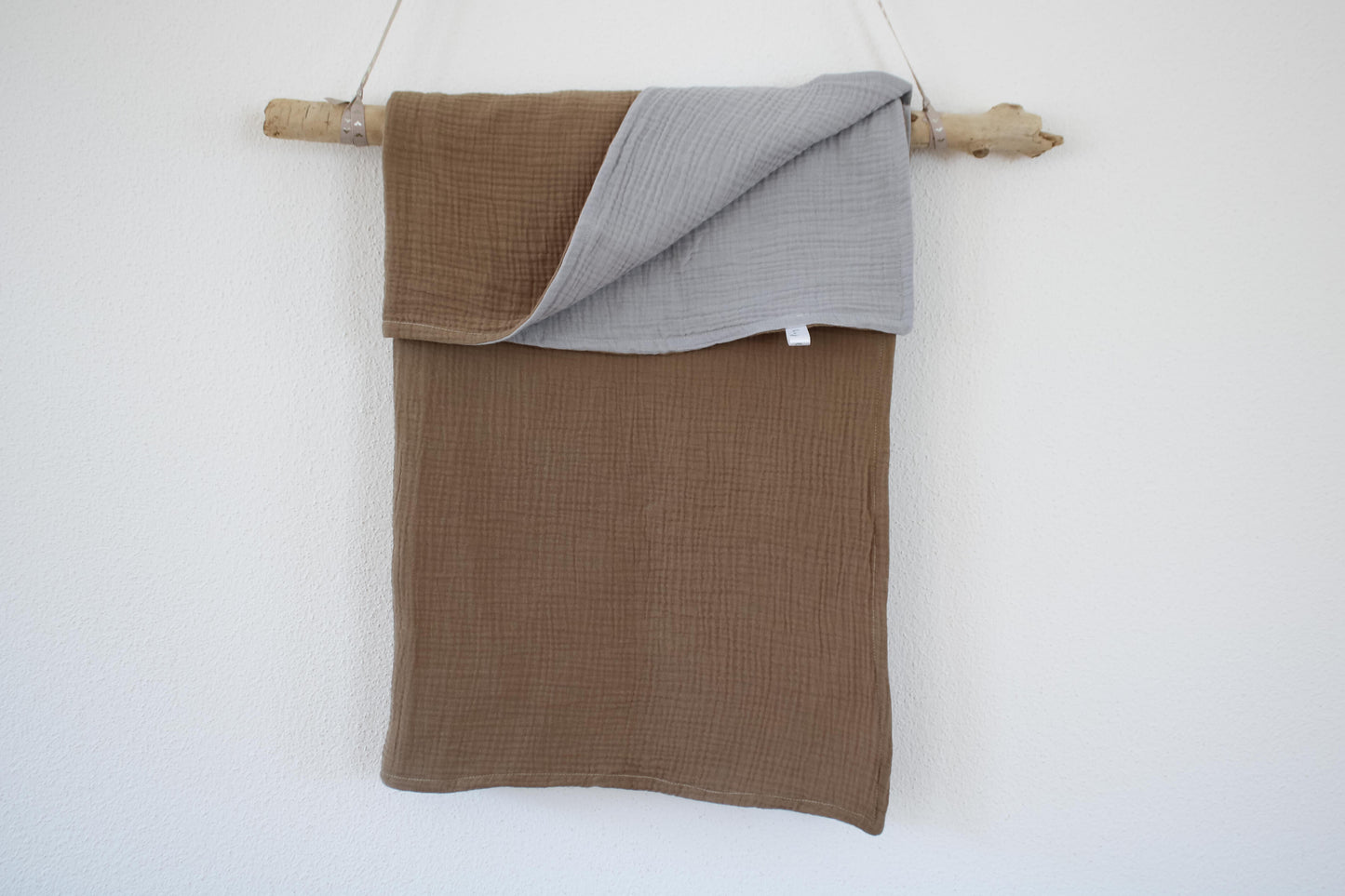 Musselindecke (Taupe/Silbergrau)