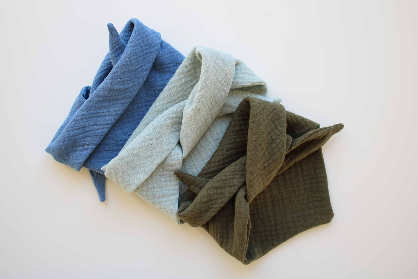 Halstuch "Musselin" (Mittelblau)