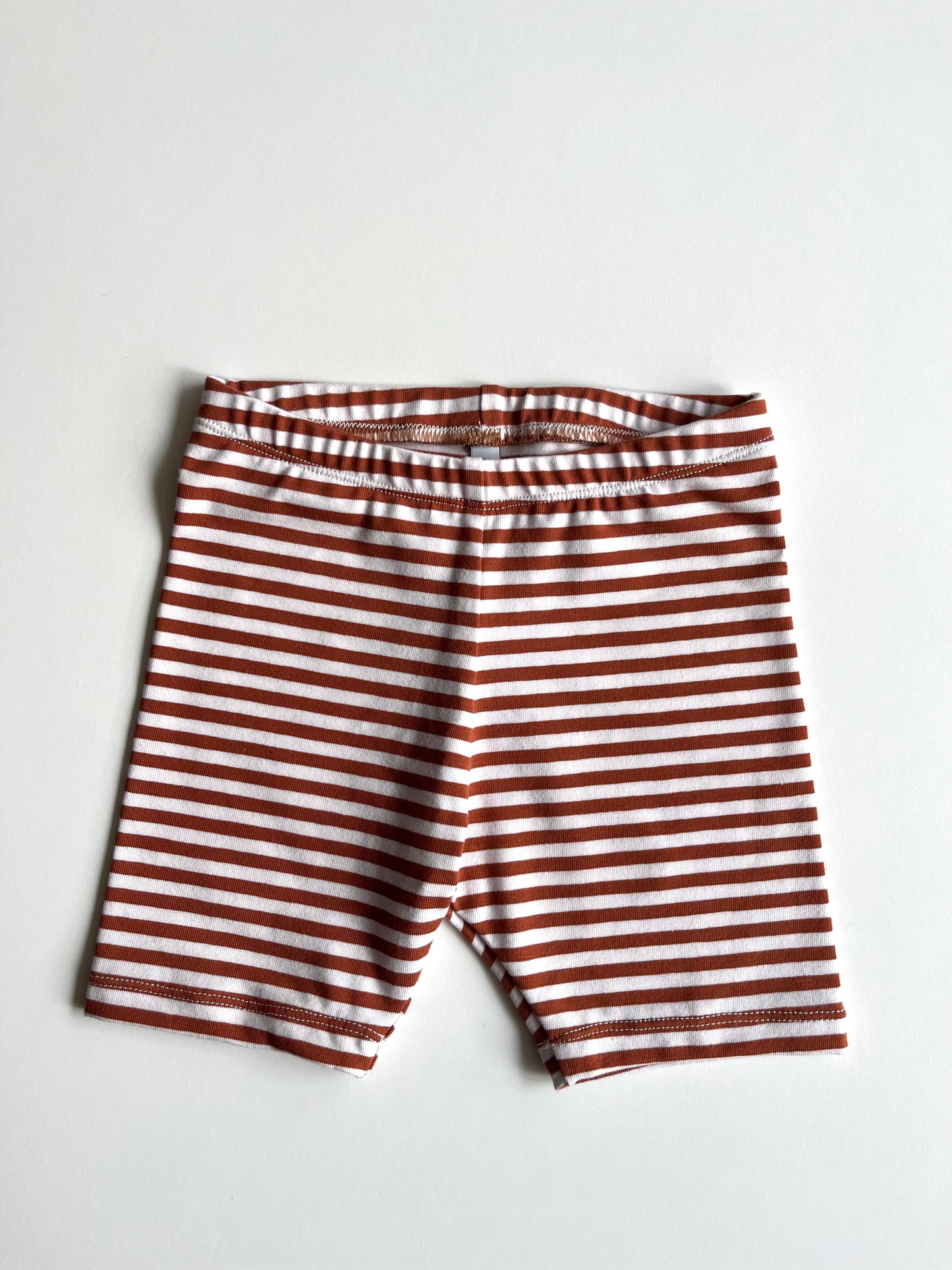 Kurze Leggings "Stripes" (Kupfer)