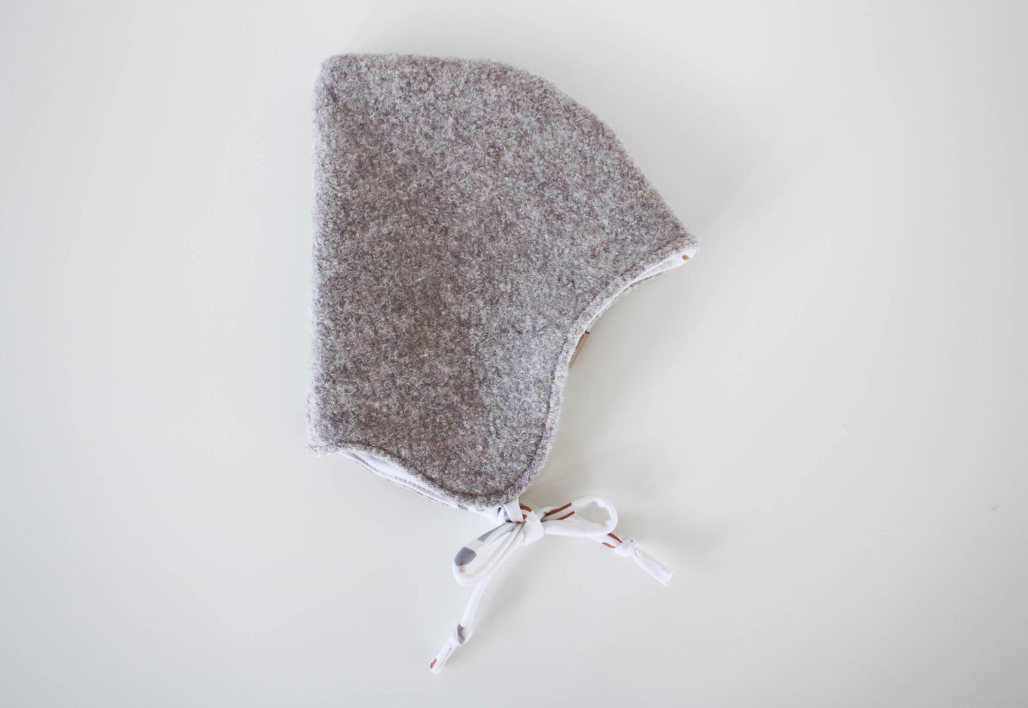 Wollwalk Mütze "Geo" (Beige)