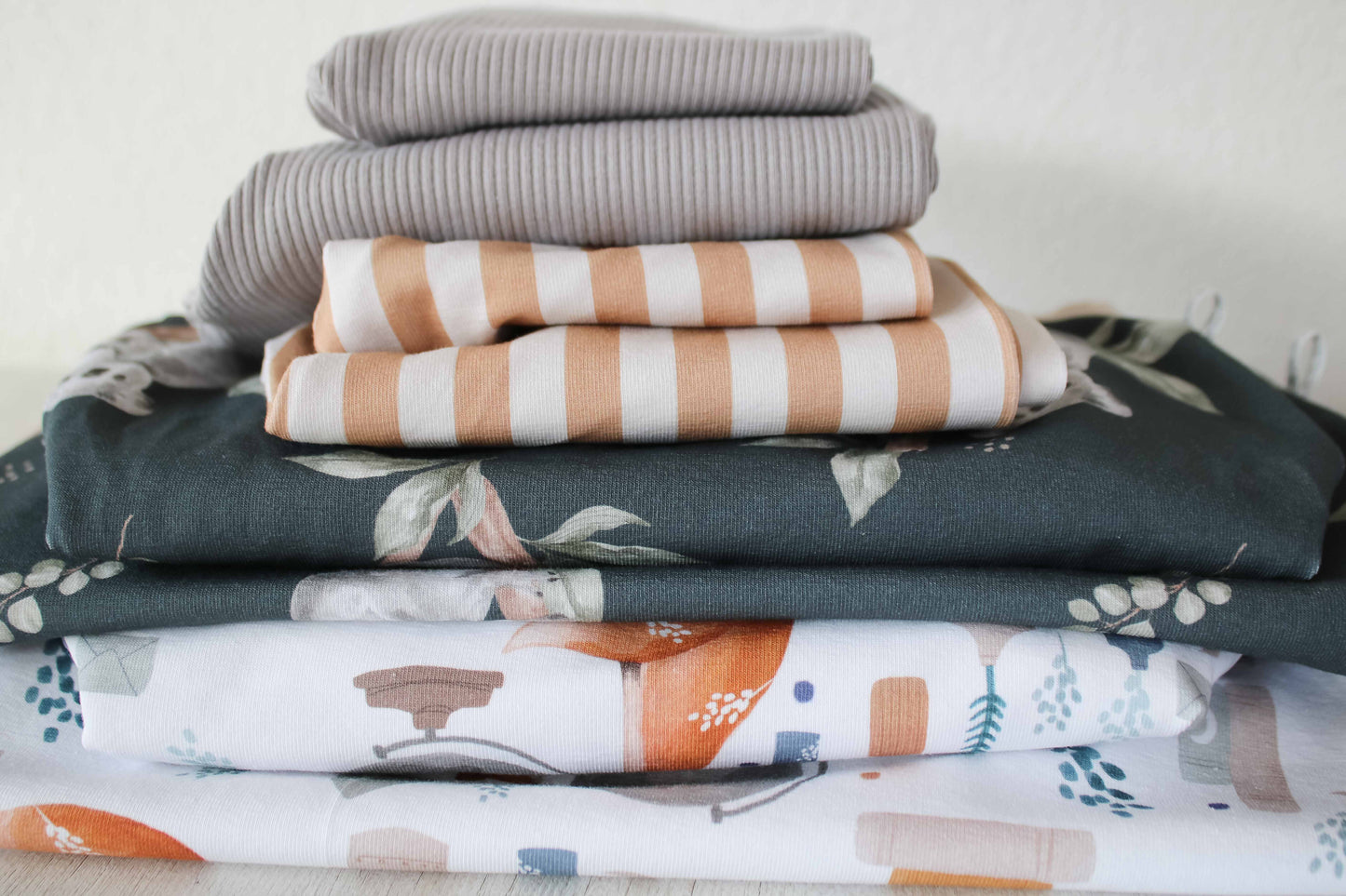 Leggings "Stripe" (Sand/Creme)