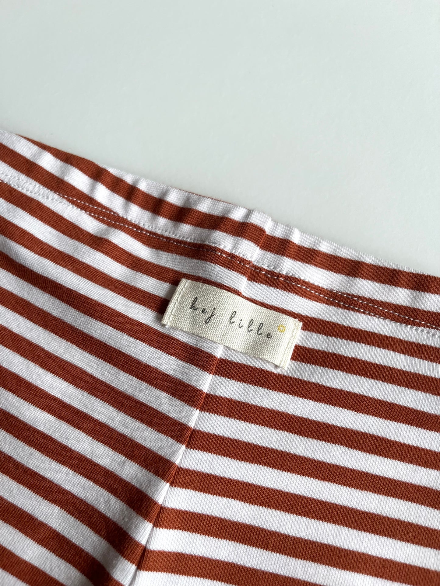 Kurze Leggings "Stripes" (Kupfer)