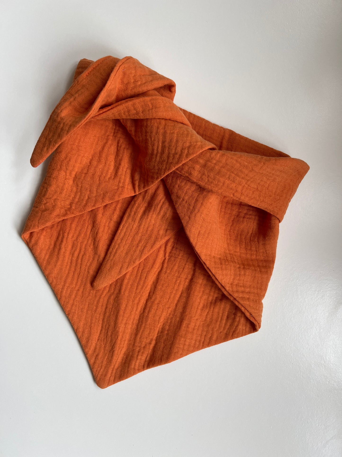 Großes Halstuch "Musselin" (Dusty Orange)