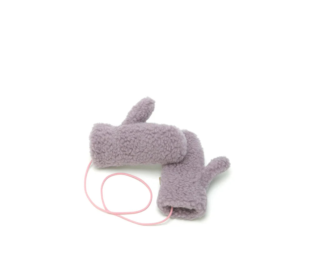 handschuhe aus schurwolle Kinder-Handschuhe aus Schurwolle (Lila) – hej lille kidsshop