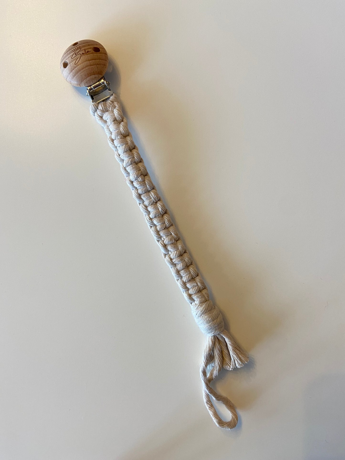 Schnullerkette "Makramee"