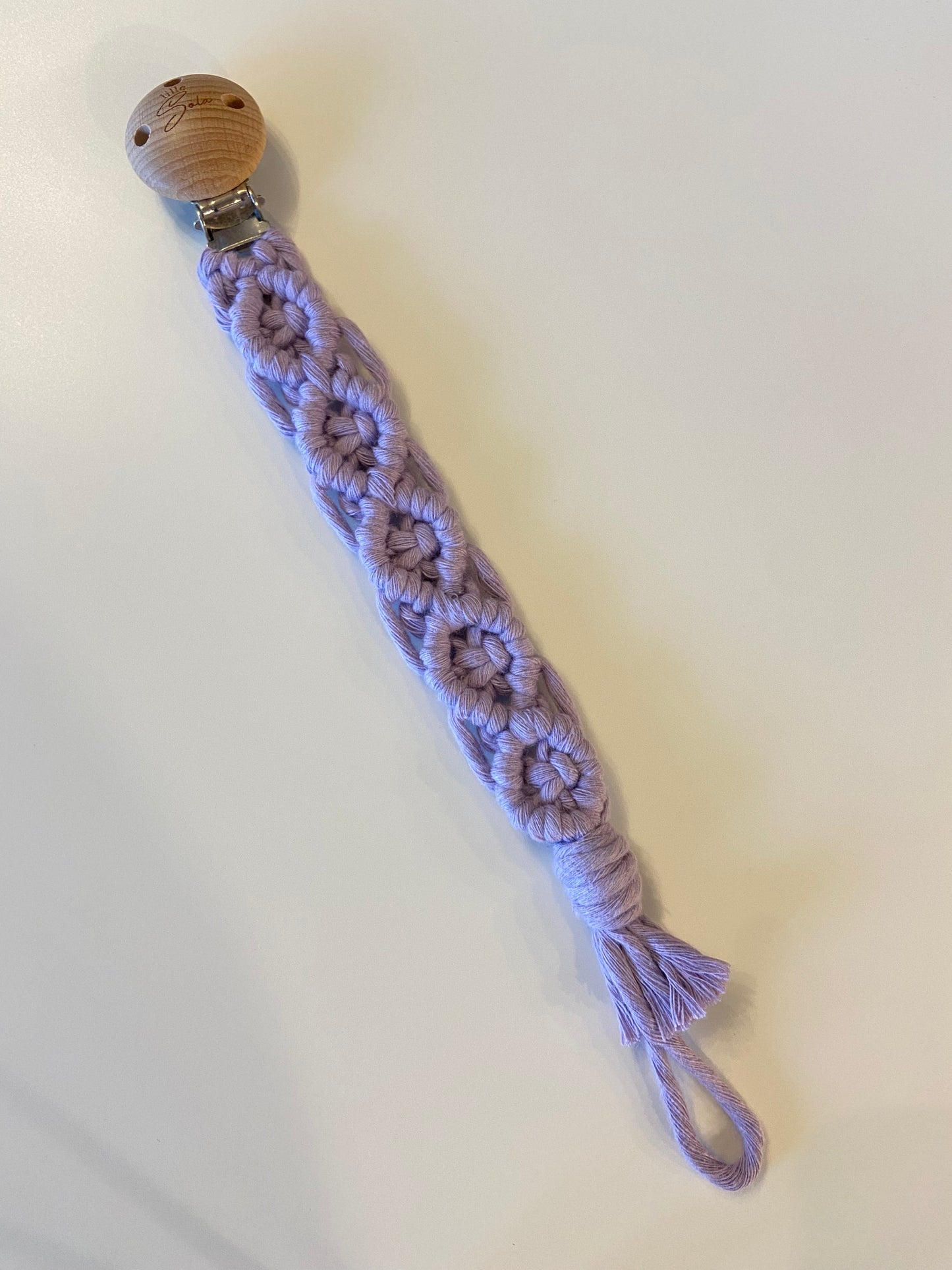 Schnullerkette "Makramee" (Boho)