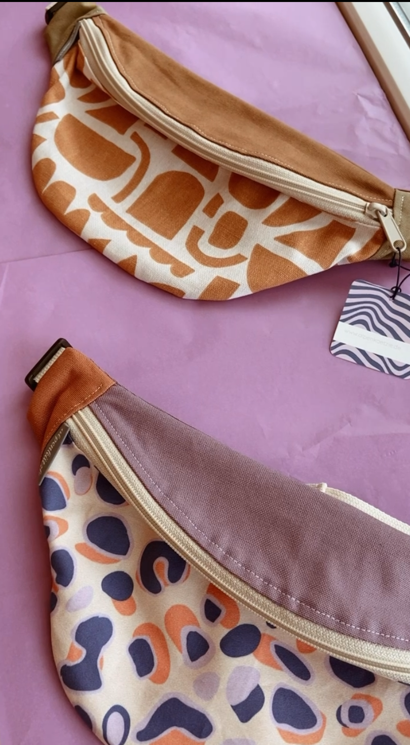 Crossbody Bag "Leo" (Blau/Orange) von Alpenkätzle