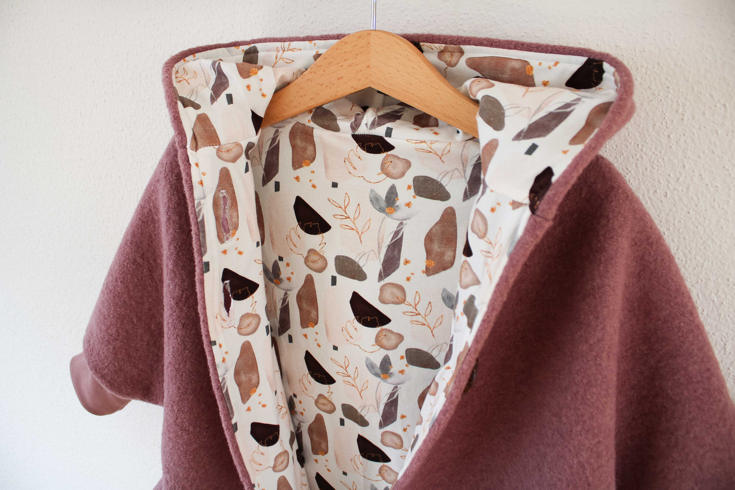 Wollwalk Cape (Altrosa)