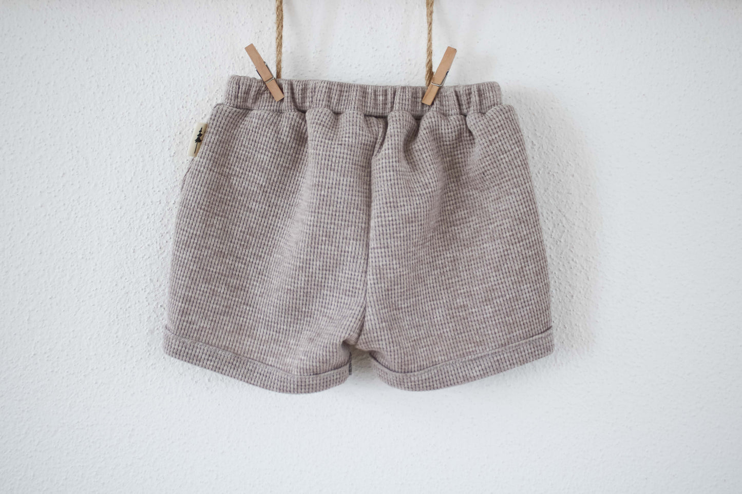 Shorts "Waffel" (Beige)