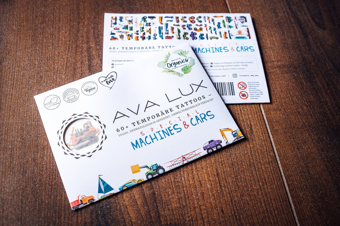 Kinder Tattoos - Machines & Cars