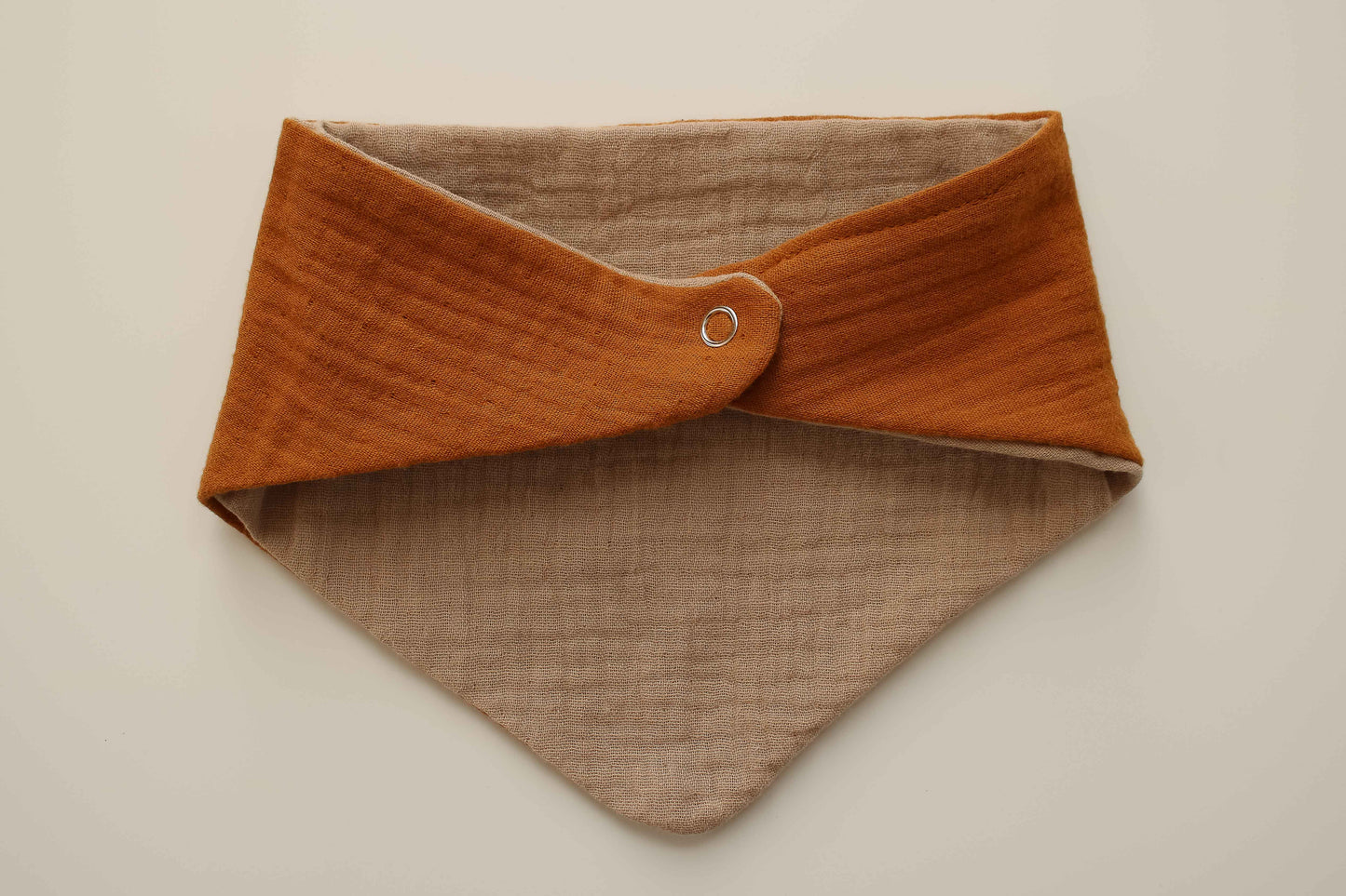 Kleines Halstuch "Musselin" (Ocker/Beige)