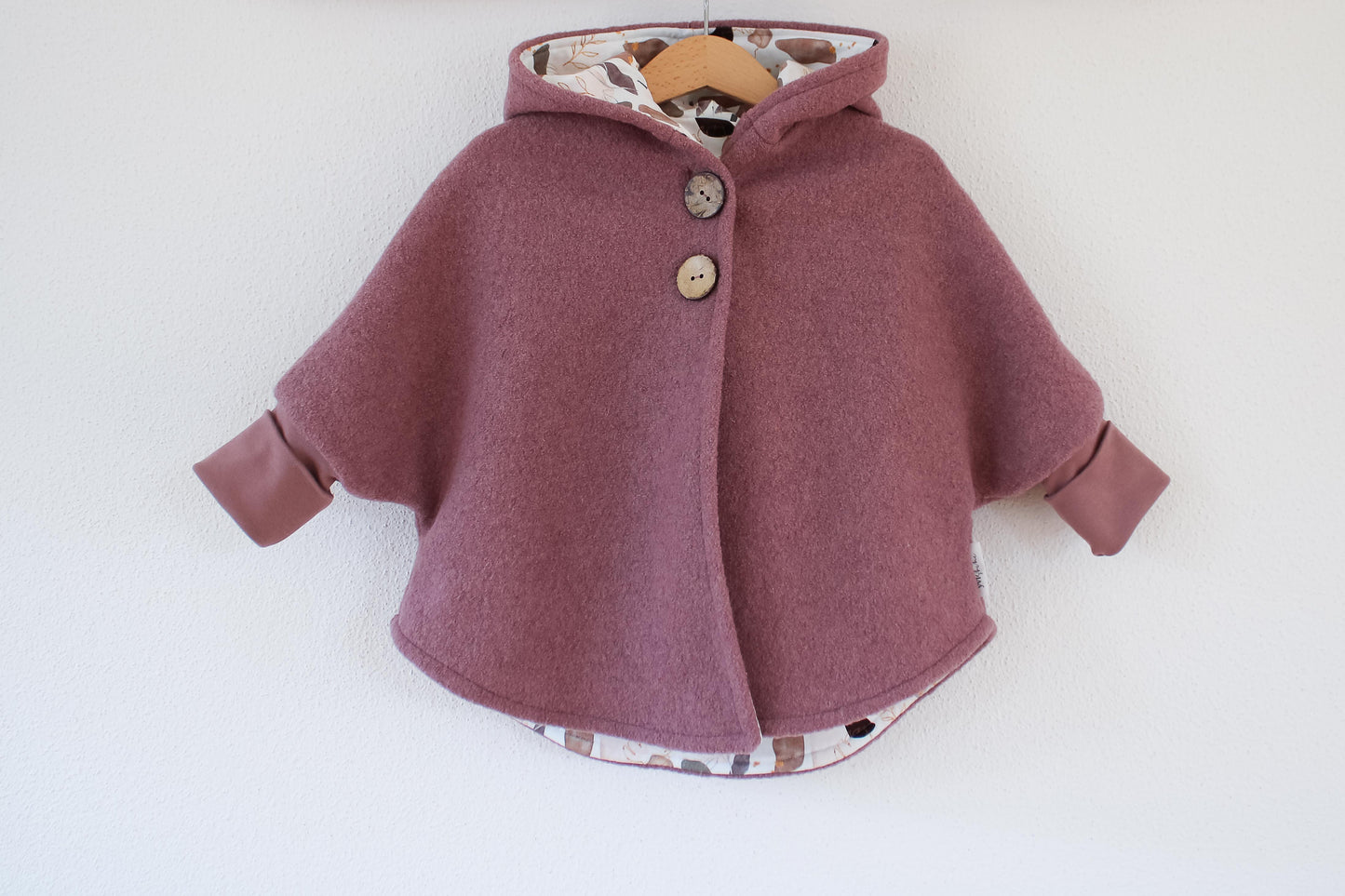 Wollwalk Cape (Altrosa)
