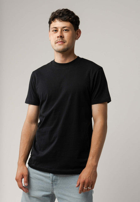 Statement T-Shirt "PAPA" (Weiß/Schwarz)