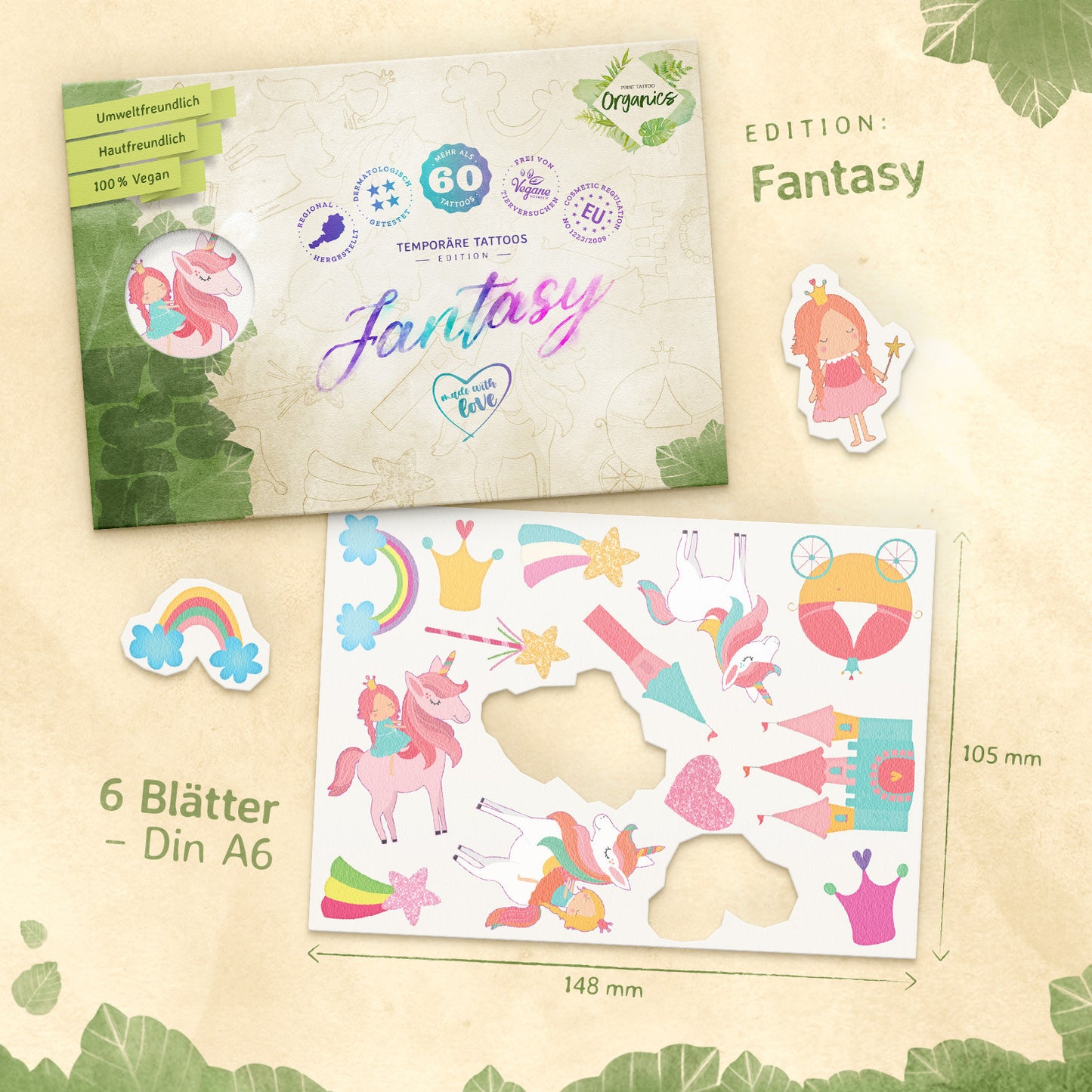 Kinder Tattoos - Fantasy