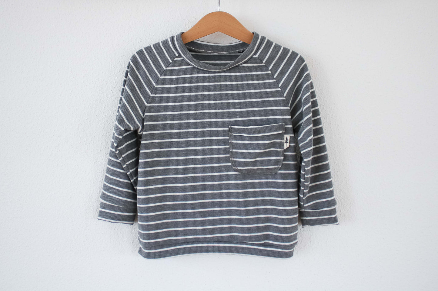 Sweater "Ripp" (Gestreift) mit Tasche