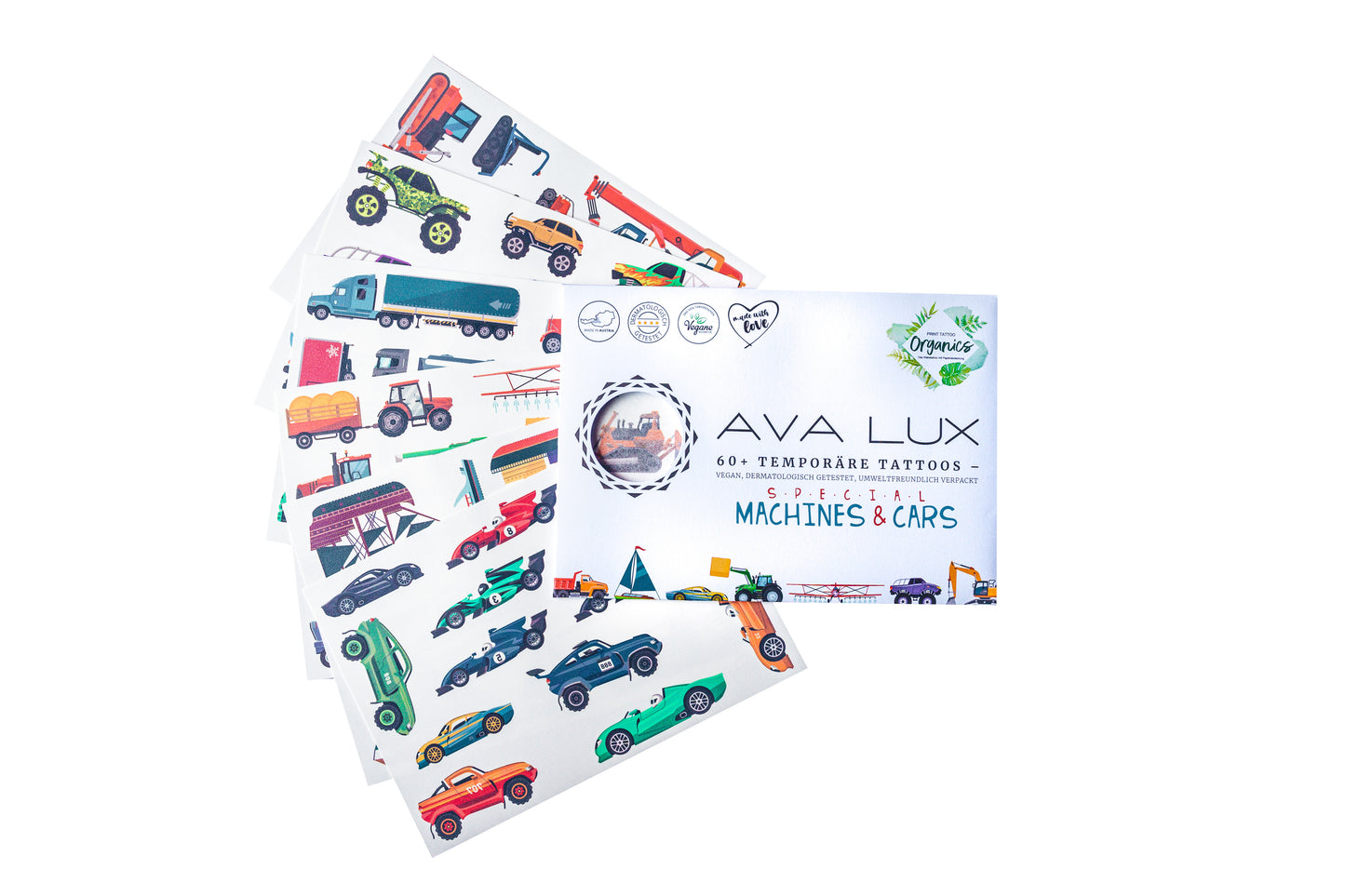 Kinder Tattoos - Machines & Cars