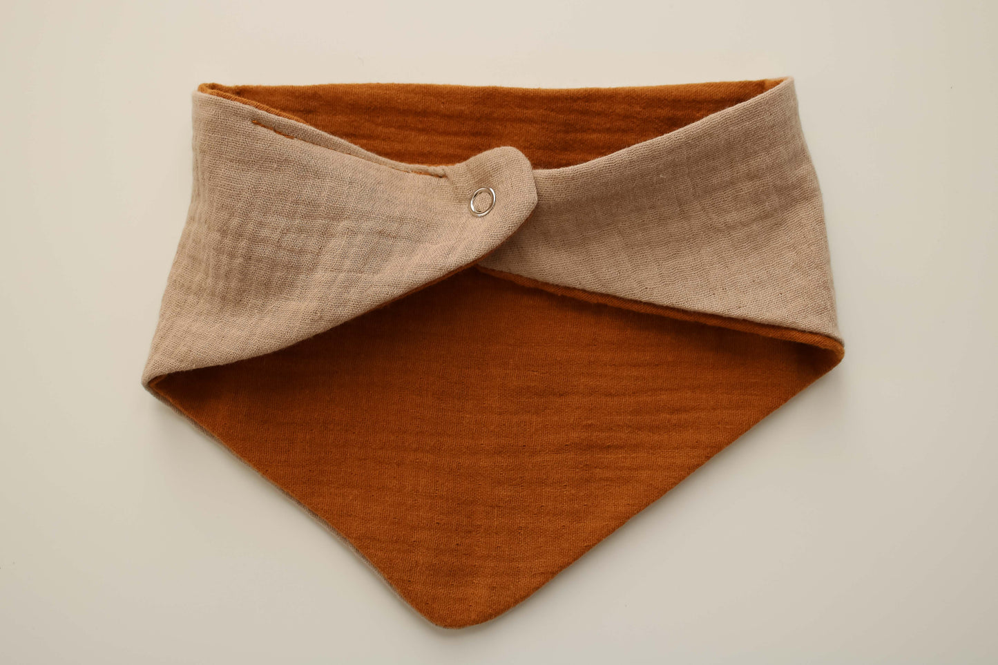 Kleines Halstuch "Musselin" (Ocker/Beige)