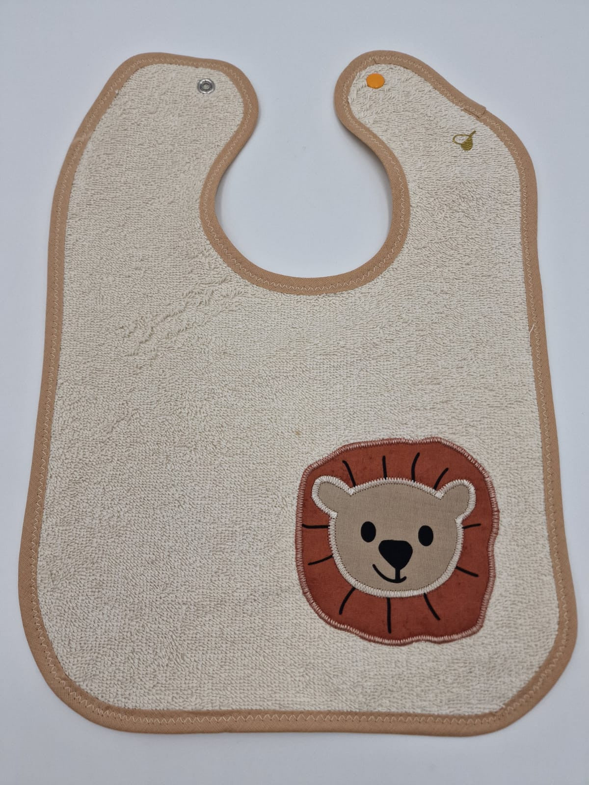 Frottee Lätzchen "Fuchs/Löwe/Zebra"