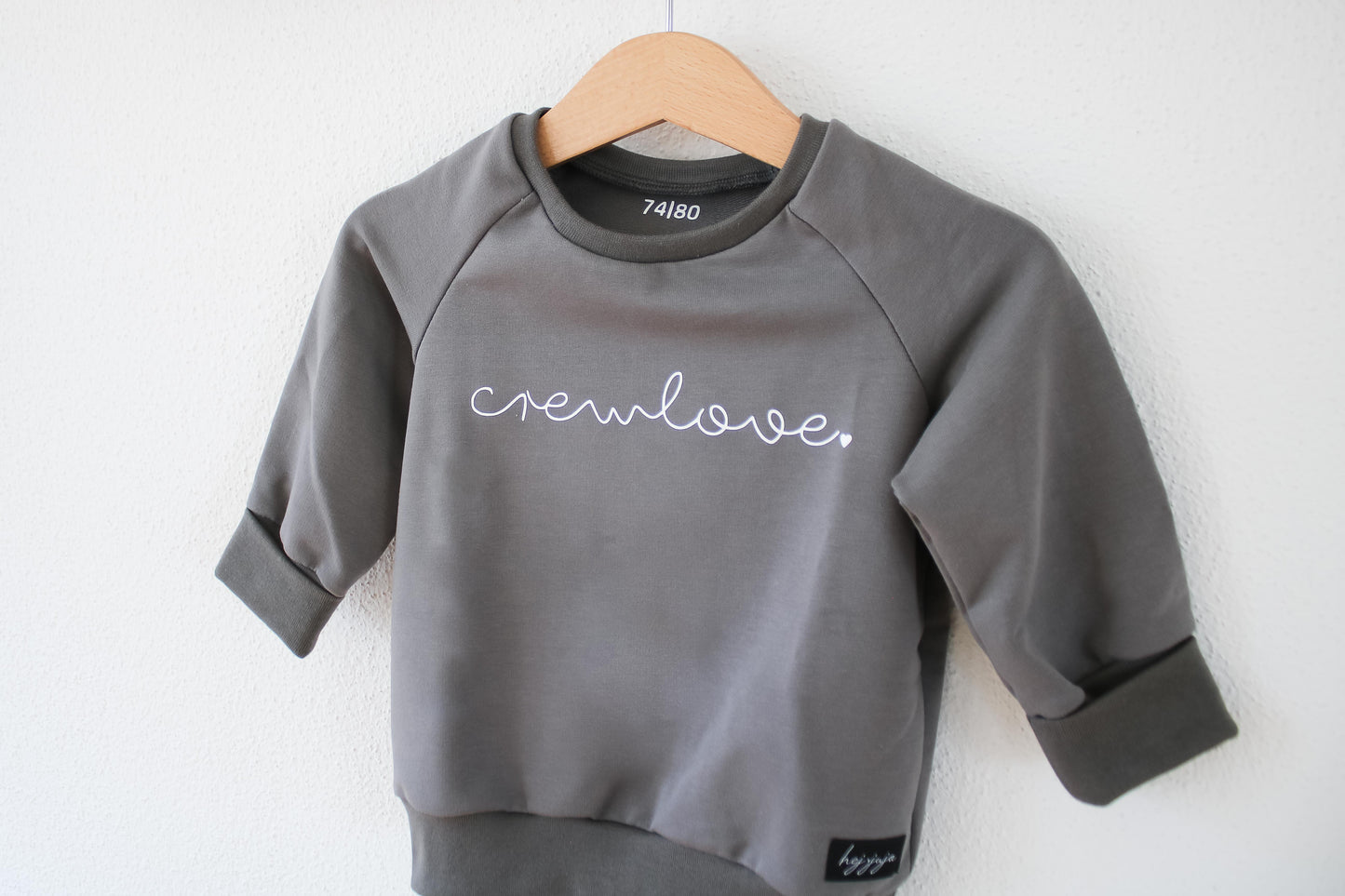 Sweater "crewlove" (Taupe Grau/Beige)