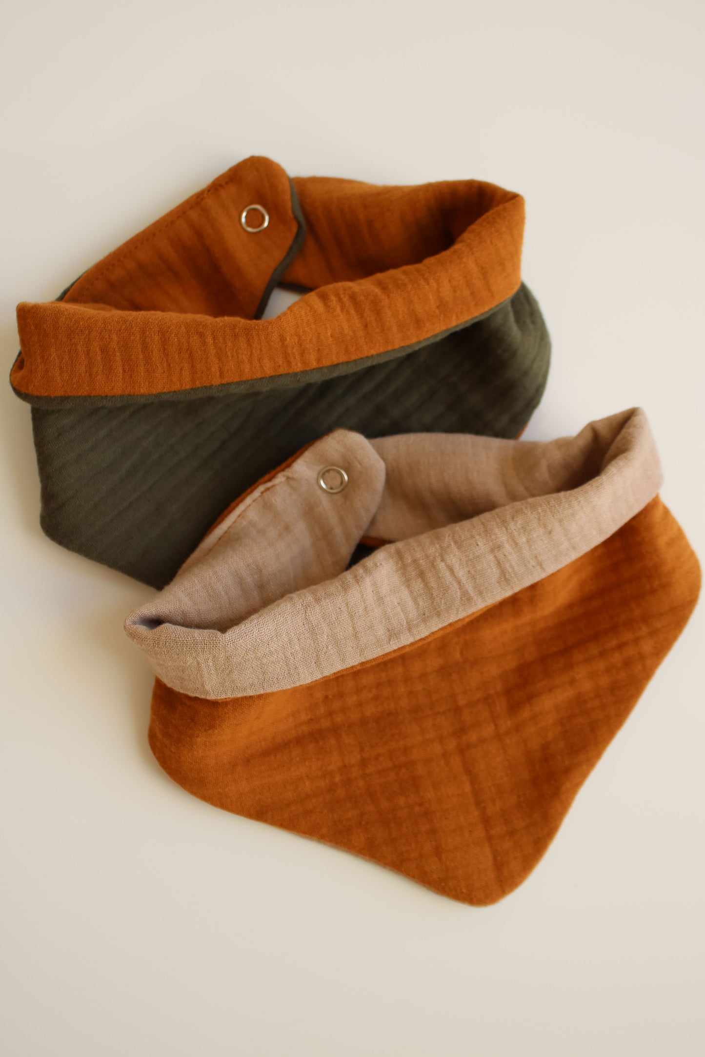 Kleines Halstuch "Musselin" (Ocker/Beige)