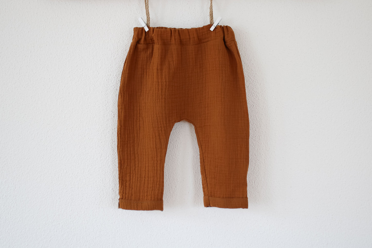 Musselin Hose (Ocker)