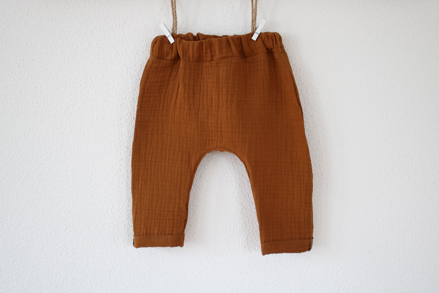 Musselin Hose (Ocker)