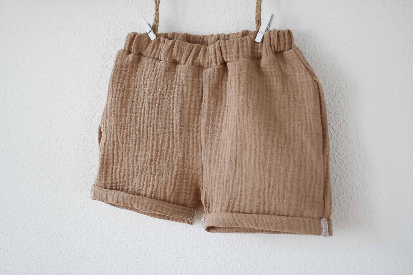 Shorts "Musselin" (Beige)