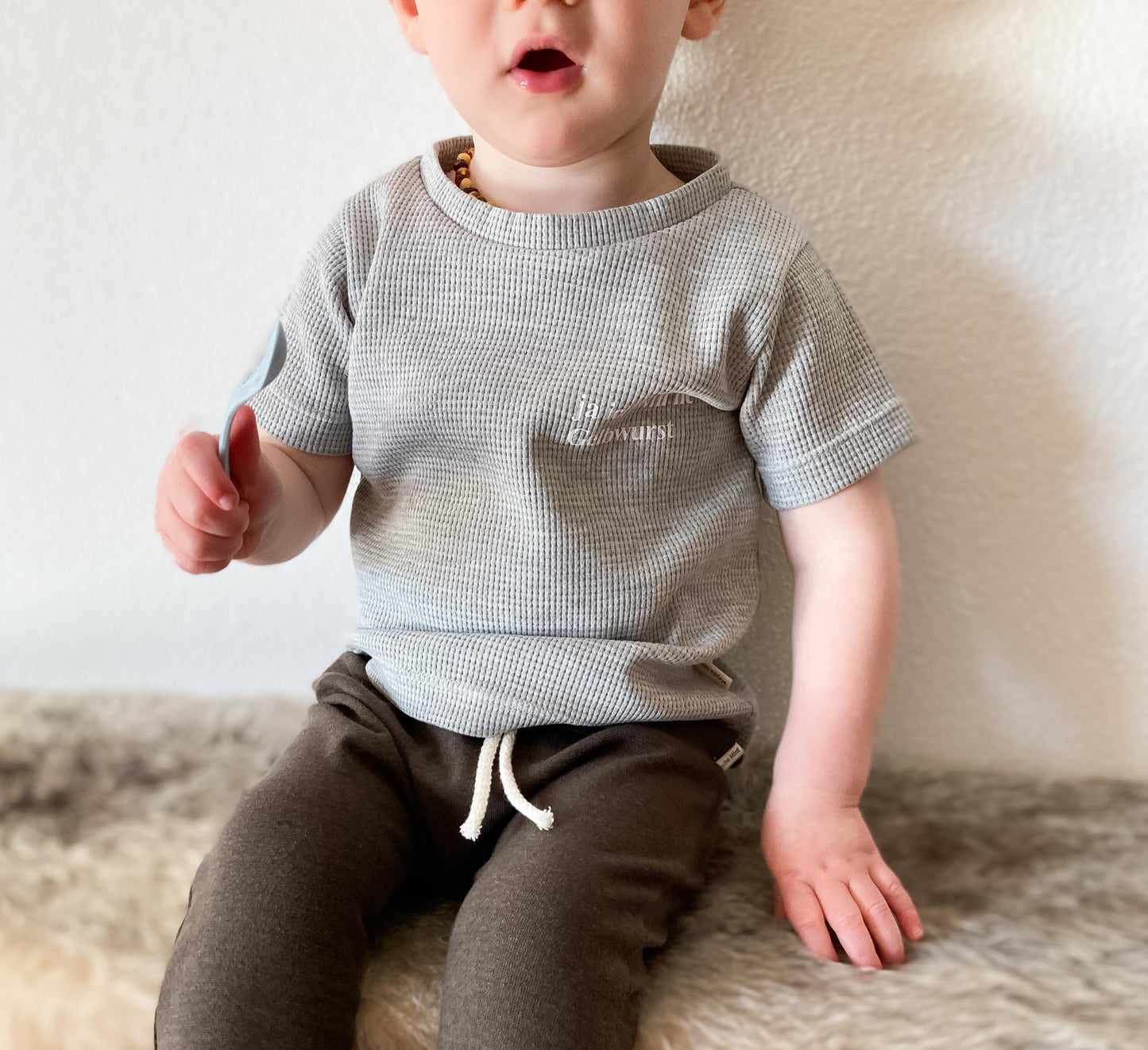 T-Shirt "Gelbwurst" (Grau)