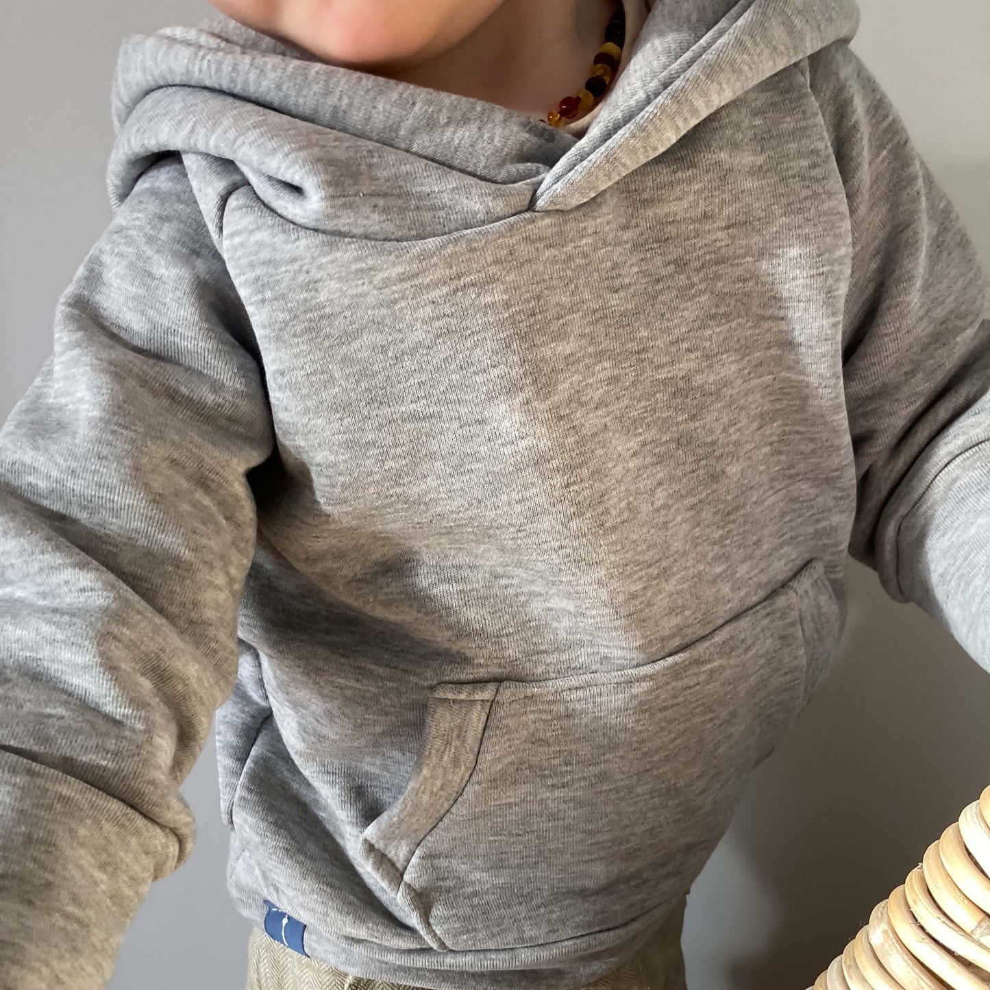 Kuschelsweat Hoodie "Dusty Grey" (Hellgrau)