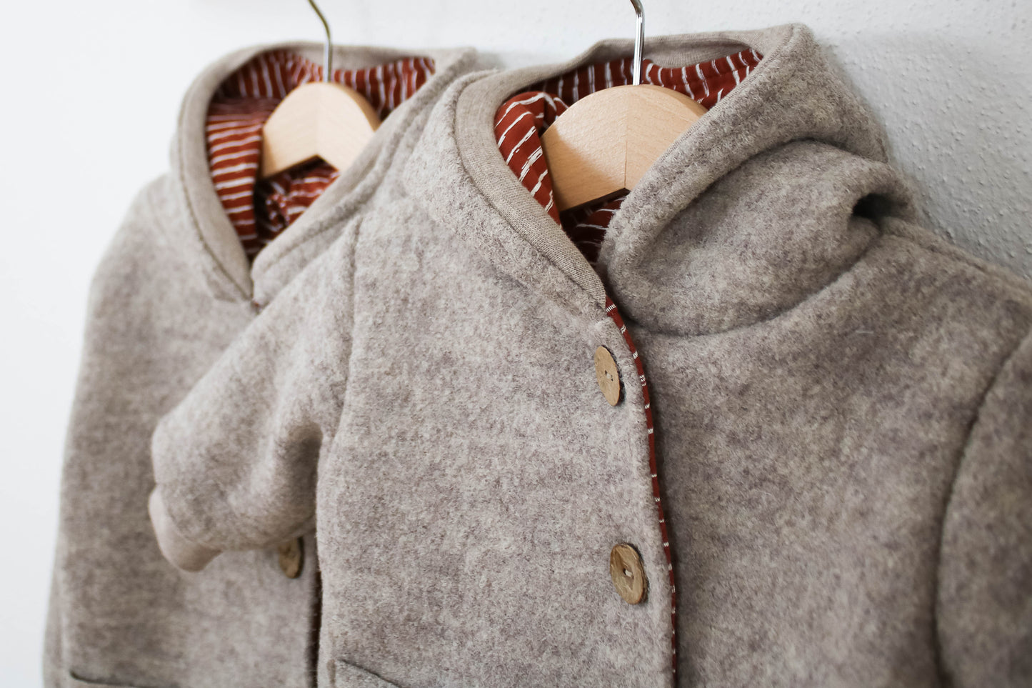 Walkjacke "Natural Orange" (Beige/Rost)