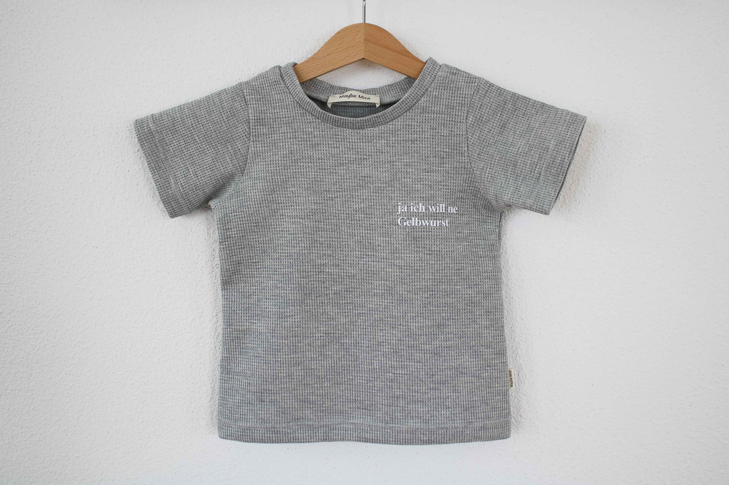 T-Shirt "Gelbwurst" (Grau)