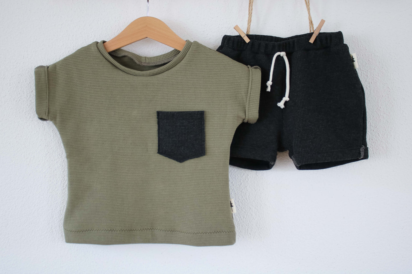 Shorts "Waffel" (Anthrazit)