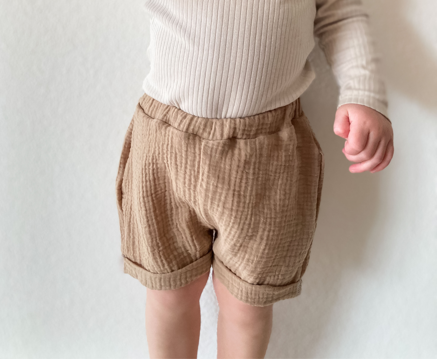 Shorts "Musselin" (Beige)