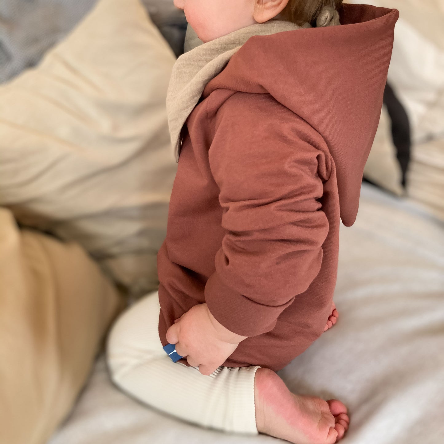 Kuschelsweat Hoodie "Dusty Brown" (Kupfer)