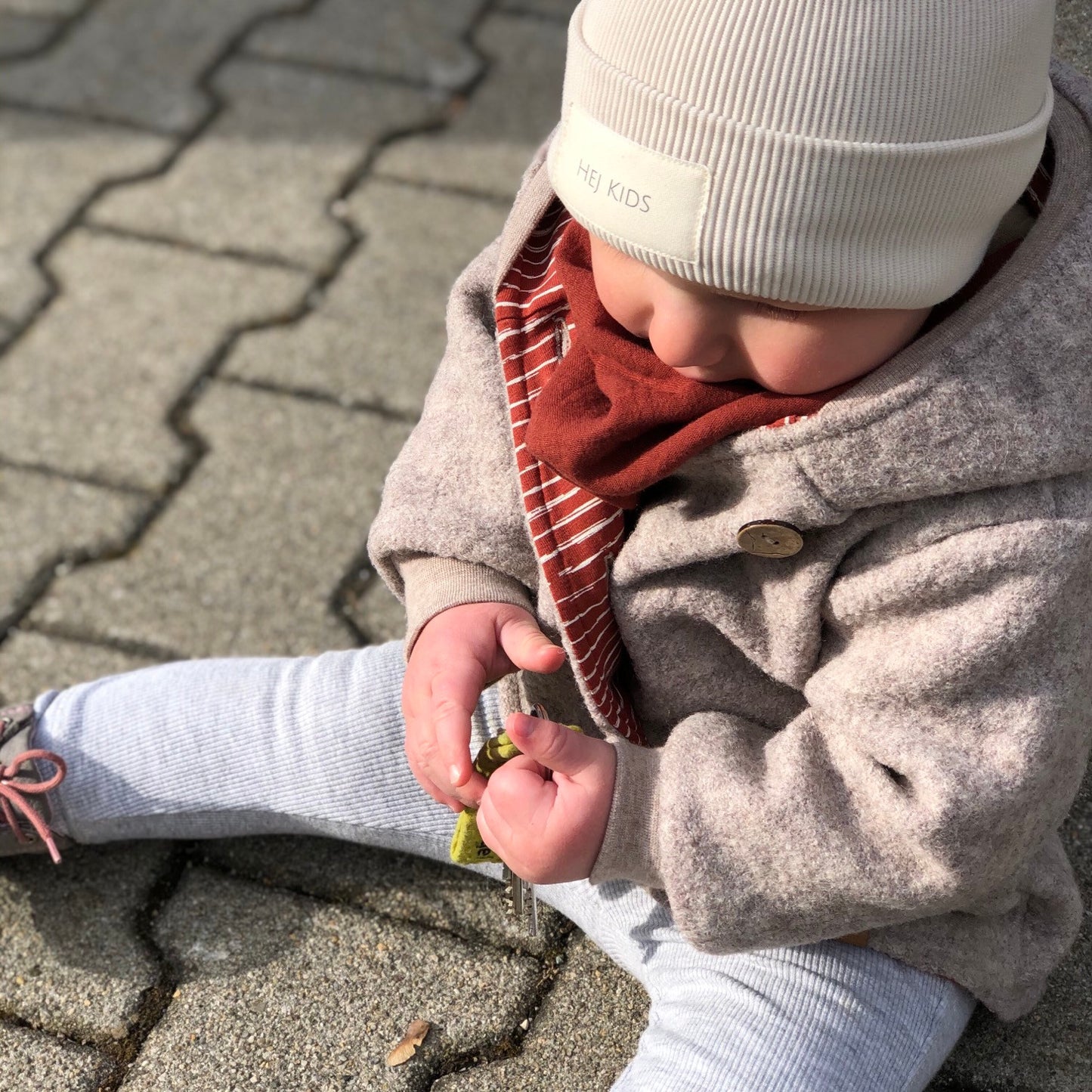 Walkjacke "Natural Orange" (Beige/Rost)
