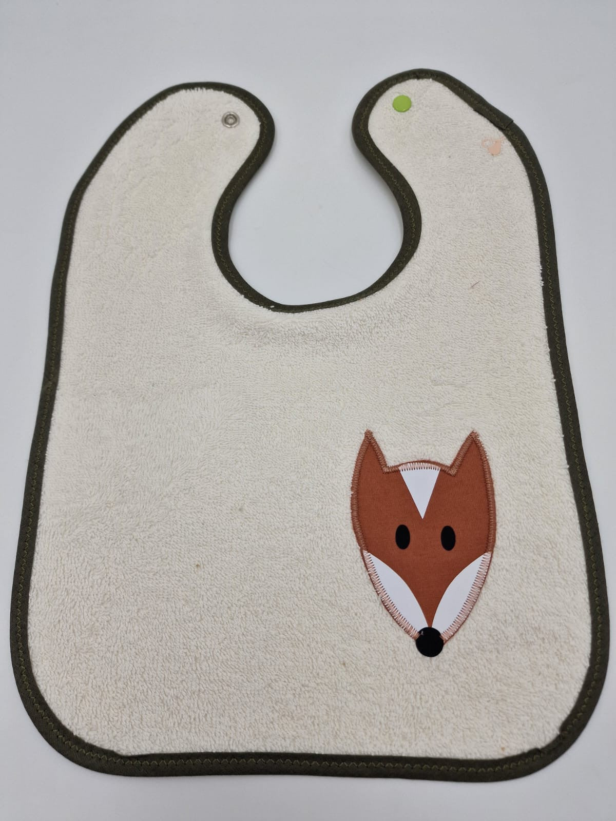 Frottee Lätzchen "Fuchs/Löwe/Zebra"