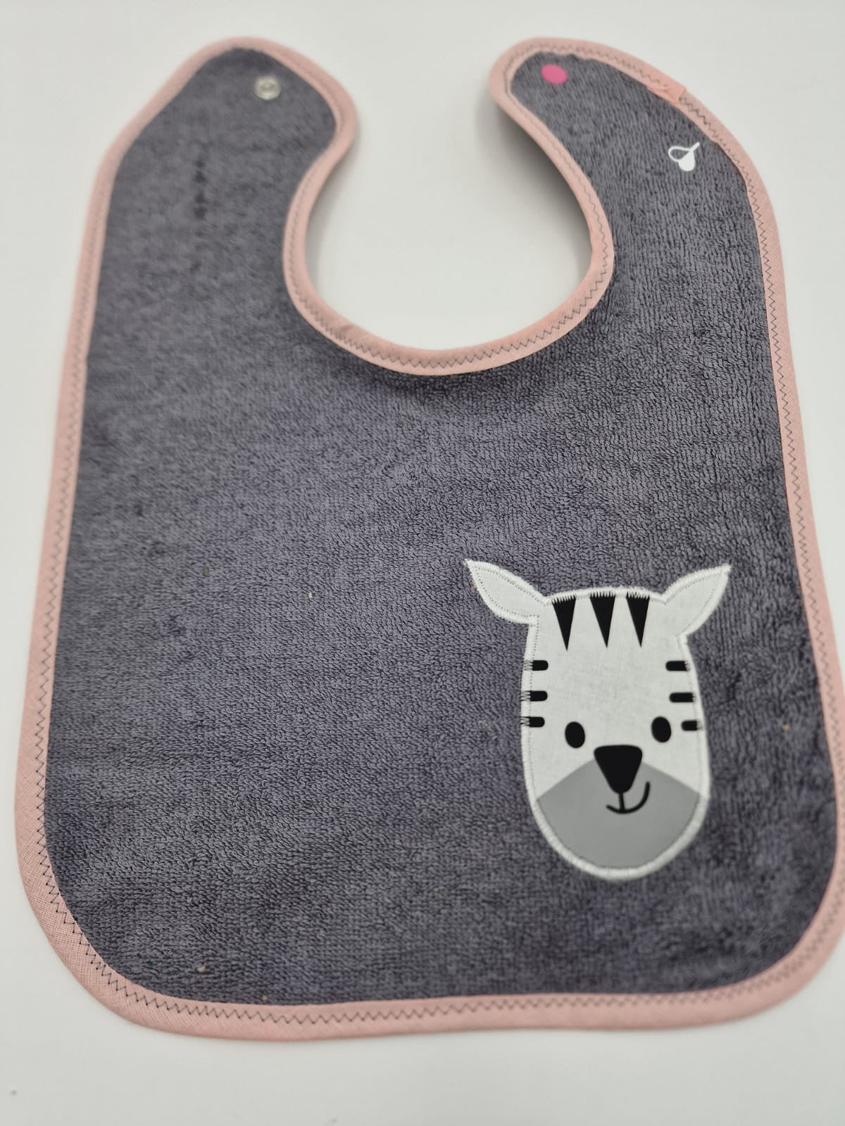 Frottee Lätzchen "Fuchs/Löwe/Zebra"