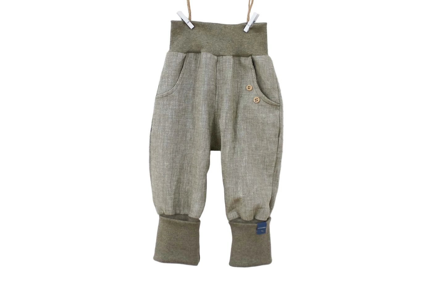Knickerbocker "Natural Stripe" (Oliv)
