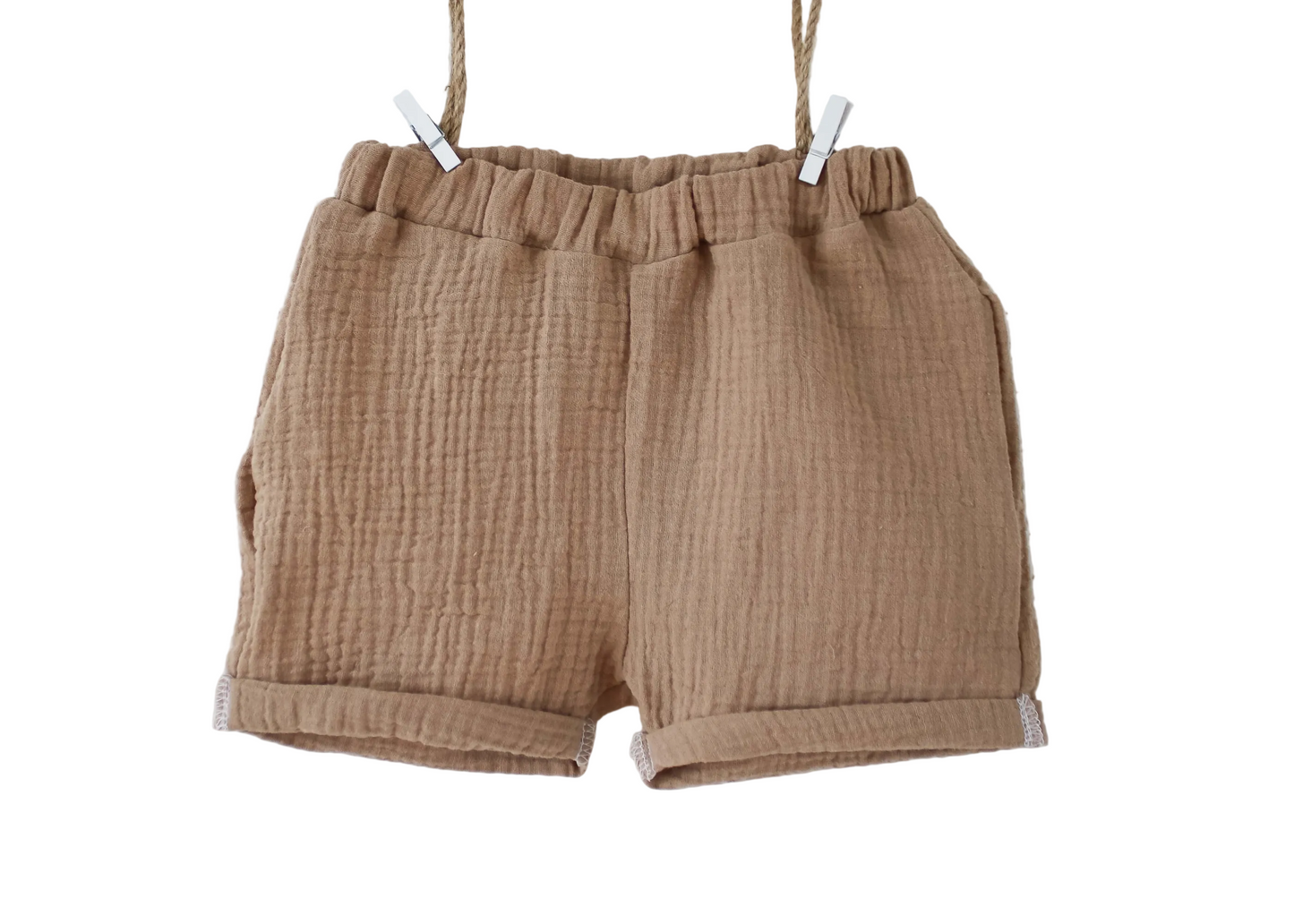 Shorts "Musselin" (Beige)