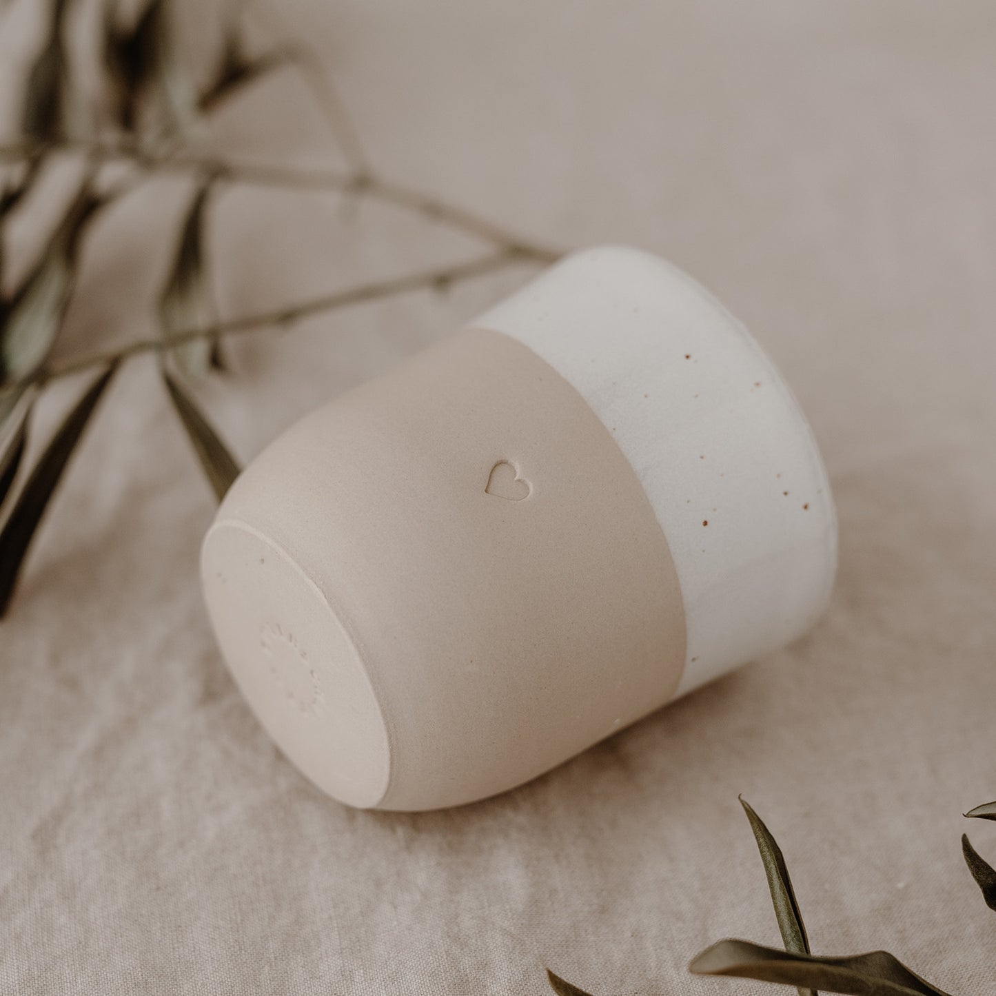 Eulenschnitt Becher "Erstmal Kaffee"