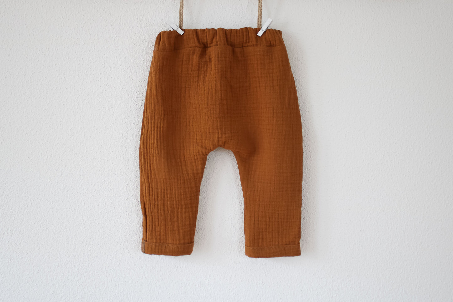 Musselin Hose (Ocker)