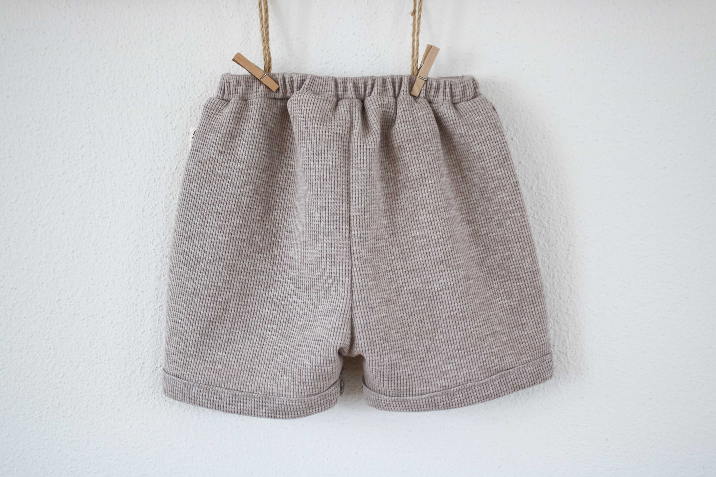 Shorts "Waffel" (Beige)
